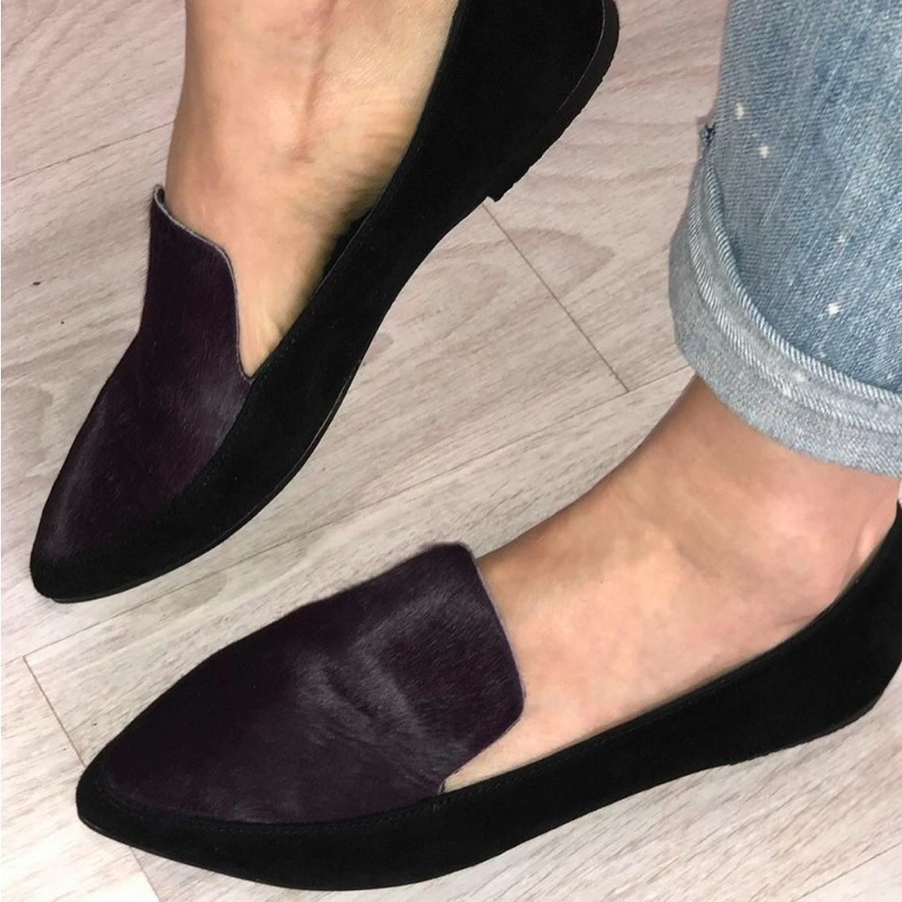Suede loafers